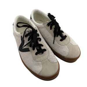 Vans Sport Low Sneakers Kids Marshmallow Black Gum Suede Size Men 4 /Women 5.5